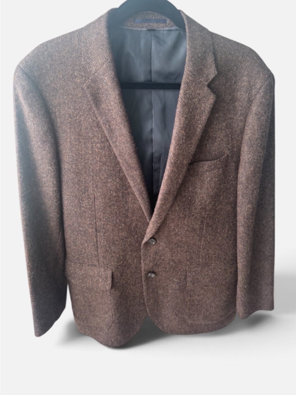 J Crew Men's Brown Tweed Blazer Ludlow - Classic Tailored Style